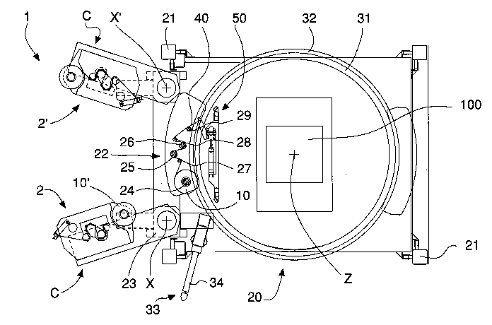 A single figure which represents the drawing illustrating the invention.